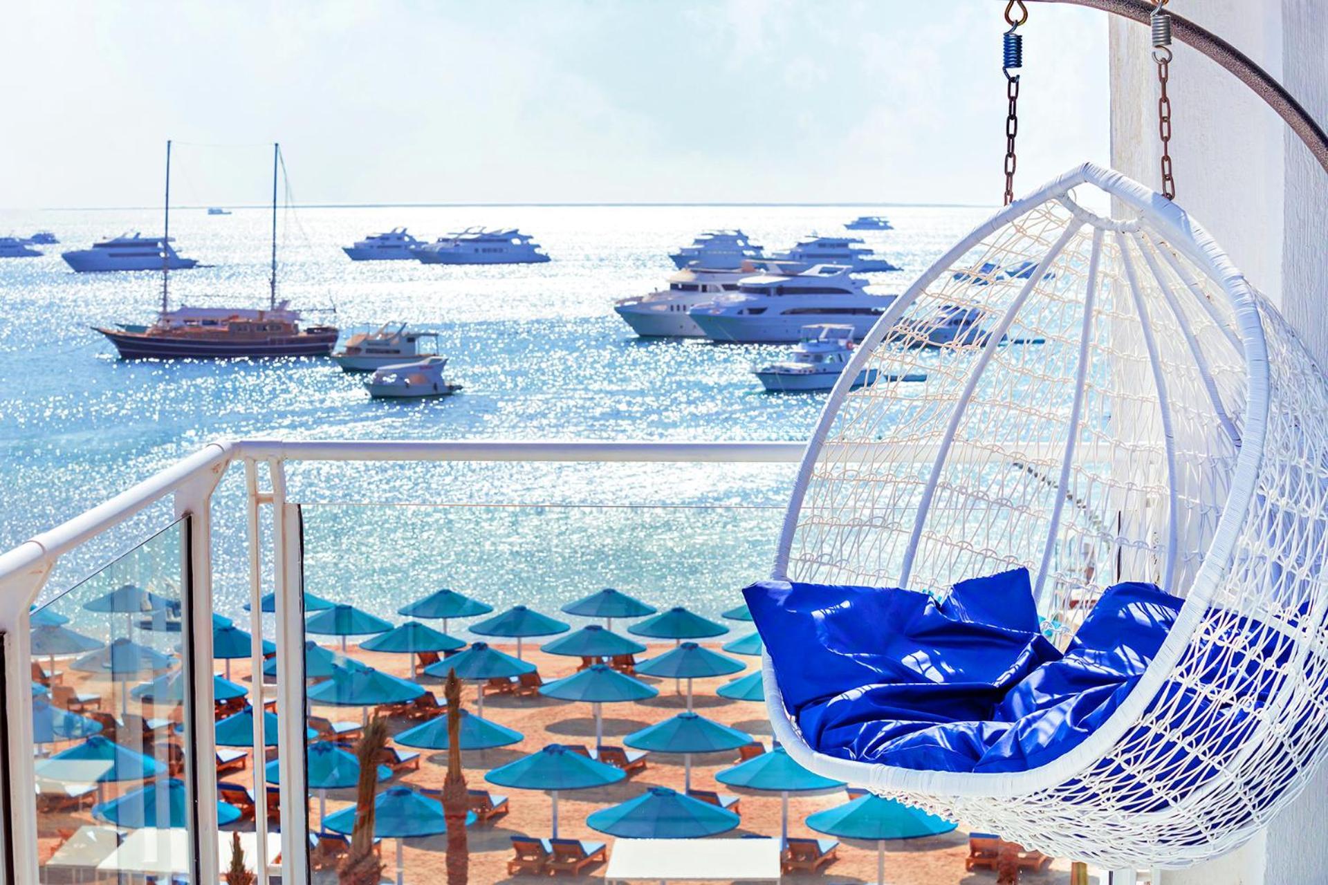 Pickalbatros Blu Spa Resort - Adults Friendly 16 Years Plus- Ultra All-Inclusive Hurghada Luaran gambar View from the hotel